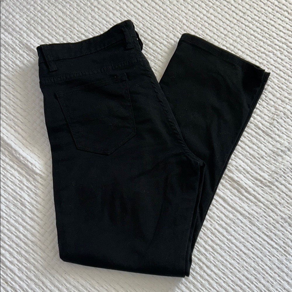 Men's Black Straight Jeans